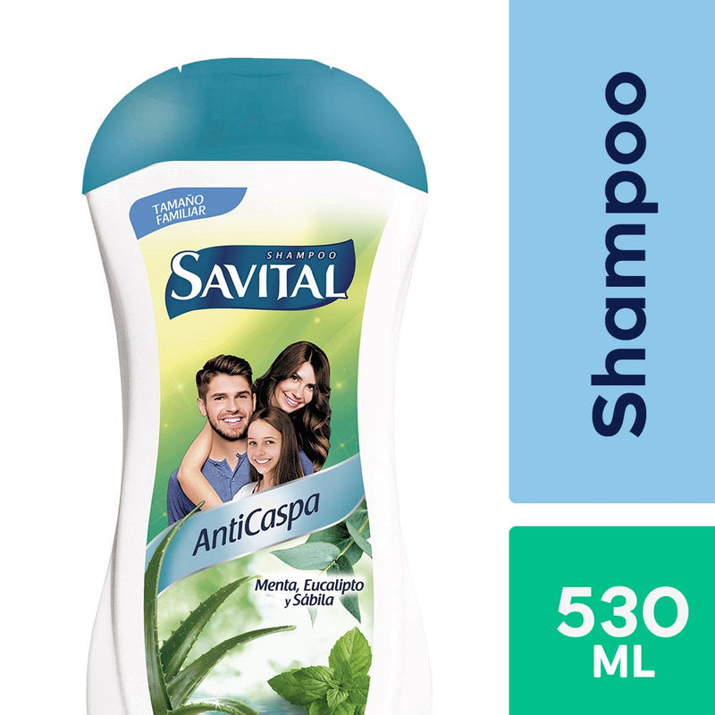 Shampoo Savital AntiCaspa Frasco 530ml