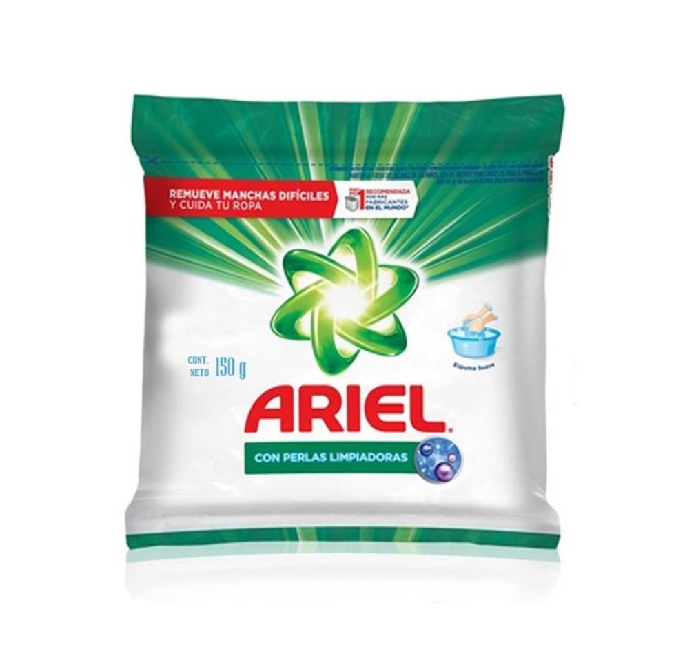 Detergente en polvo Ariel Regular Bolsa 150g