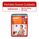 Pañales para Bebé Ninet Talla M Paquete 62 un