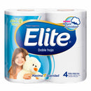 Papel Higiénico ELITE Doble Hoja Paquete 4 Rollos