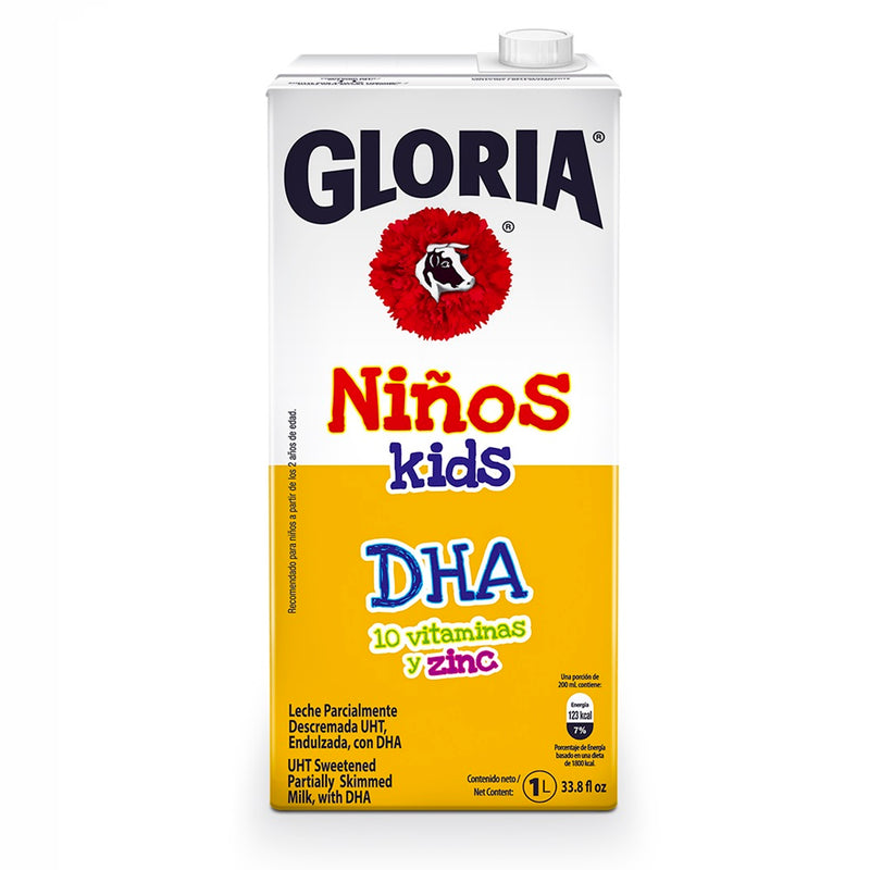 Leche UHT Gloria Niños Caja 1 L