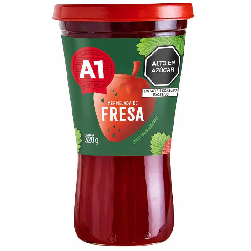 Mermelada A-1 Fresa Vaso 320g