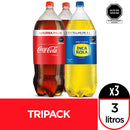 Gaseosas 2 COCA COLA + 1 INCA KOLA Botella 3L Paquete 3un