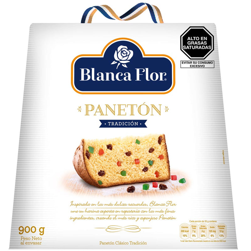 Panetón Blanca Flor Caja 900g