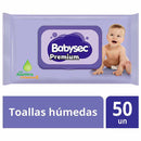 Toallitas Húmedas para Bebé Babysec Premium Paquete 50un