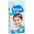 Pañales para Bebé Babysec Ultra Talla XXG Paquete 44un