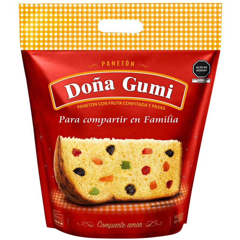 Panetón Doña Gumi Bolsa 900g