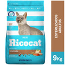 RICOCAT Comida para Gatos Adultos Esterilizados Bolsa 9kg