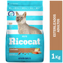 RICOCAT Comida para Gatos Adultos Esterilizados Bolsa 1kg