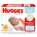 Pañales para Bebé Huggies Natural Care Primeros 100 Días Talla P Paquete 50un