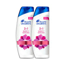 Shampoo HS 2 en 1 Suave Manejable Frasco 375ml Pack 2un
