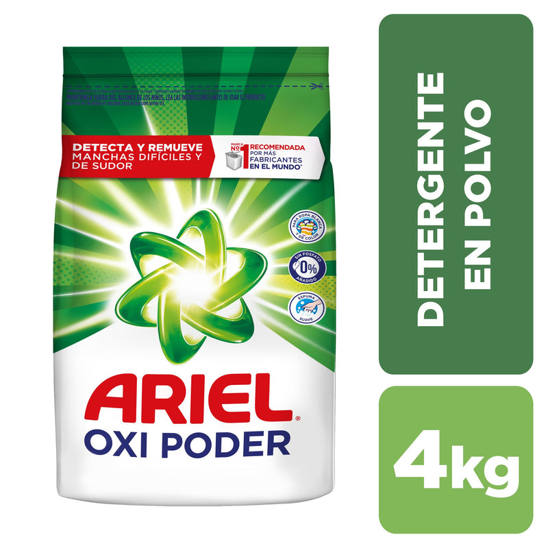 Detergente en polvo Ariel Regular Bolsa 4kg