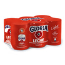 Leche Evaporada GLORIA Light Six Pack Lata 400g