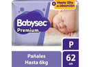 Pañales para Bebé Babysec Premium Talla P Paquete 62un