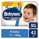 Pañales para Bebé Babysec Super Premium Cuidado Total Talla XG Paquete 42un