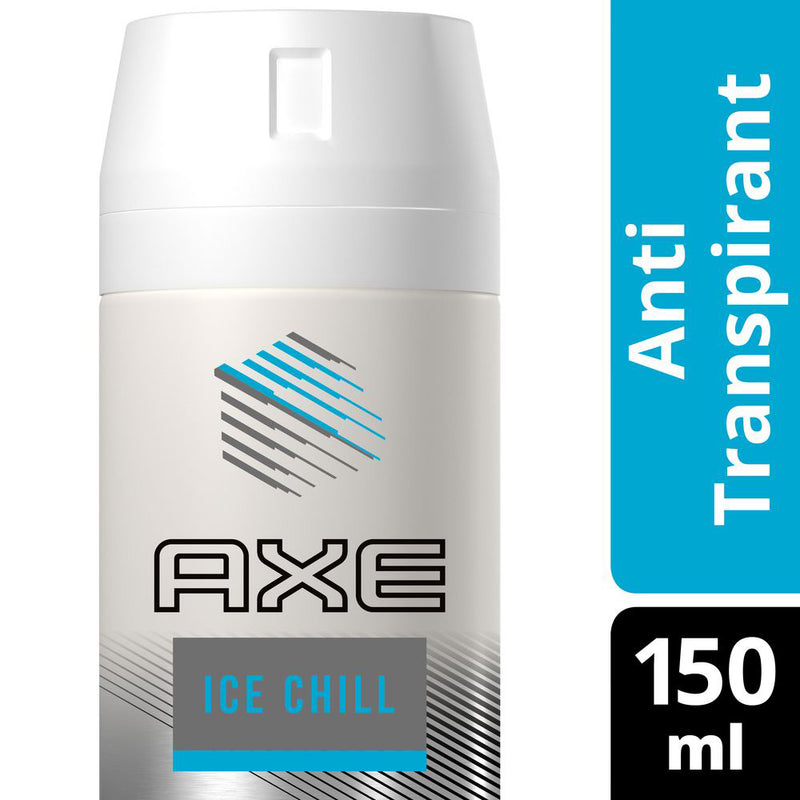 Desodorante en Aerosol para Hombre Axe Ice Chill Antitranspirante Frasco 150ml