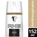 Desodorante en Aerosol para Hombre Axe Gold Antitranspirante Frasco 152ml