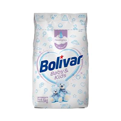 Detergente en Polvo Bolívar Bebé Bolsa 1.5kg