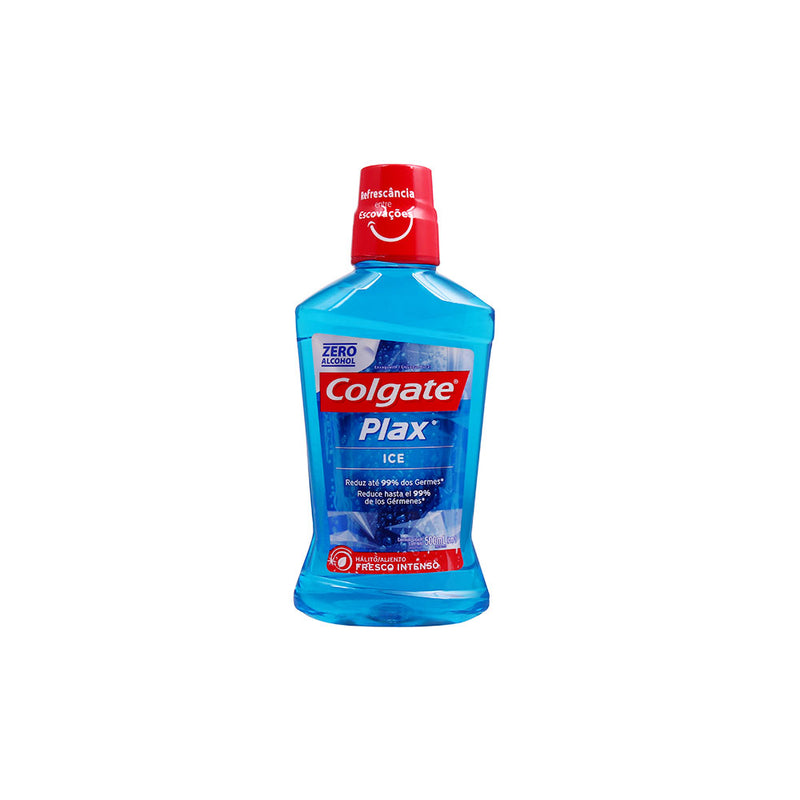 Enjuague Bucal Colgate Plax Ice Zero Alcohol Frasco 500ml