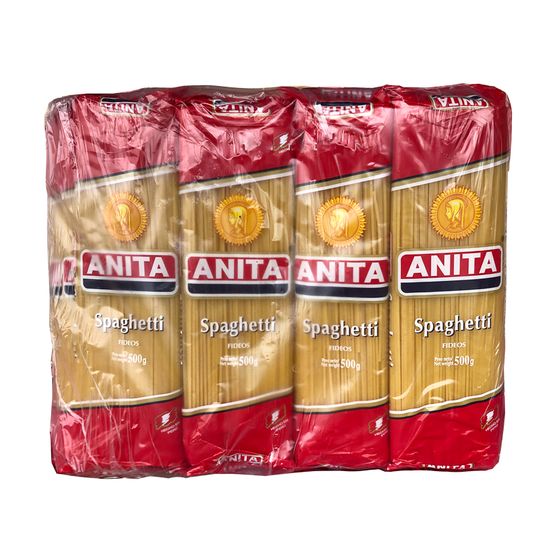 Spaghetti Anita Bolsa 500g Paquete 20un