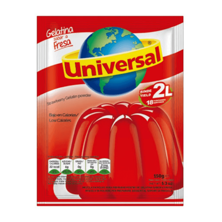 Gelatina Universal Sabor a Fresa Bolsa 150g