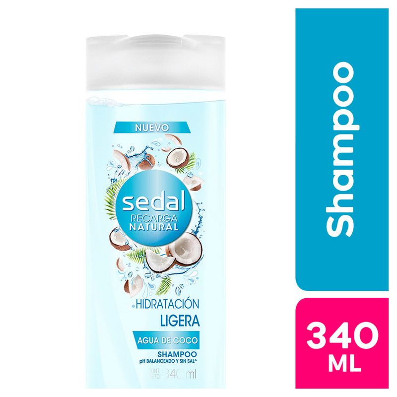 Shampoo Sedal Hidratación Ligera Frasco 340ml