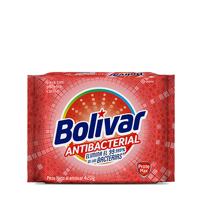 Jabón Bolívar Antibacterial Barra 420 g