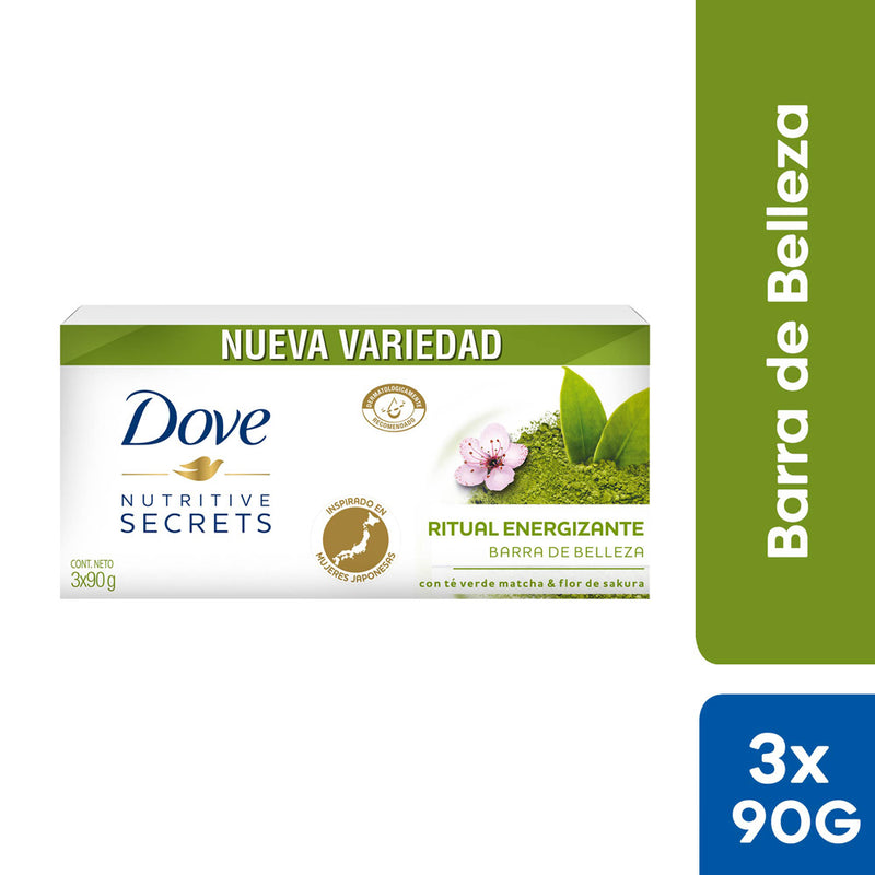 Jabón de Tocador Dove Ritual Energizante 90g Paquete 3un