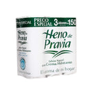 Jabón de Tocador Heno De Pravia Crema Hidratante 150g Paquete 3un