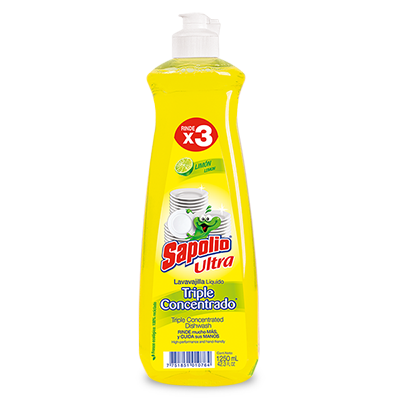 Sapolio Lavavajilla líquido Limón Botella 1250ml
