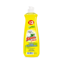 Sapolio Lavavajilla líquido Limón Botella 500ml