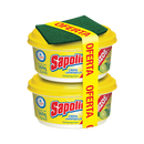 Sapolio Limón Lavavajilla en pasta Pack 2 x 360 g