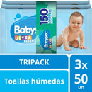 Toallitas Húmedas para Bebé Babysec Ultra Paquete 150un