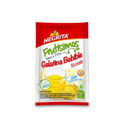 Frutísimos Gelatina Bebible Piña Sobre 20g