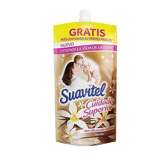 Suavizante de Ropa Suavitel Cuidado Superior Vainilla Doypack 430ml