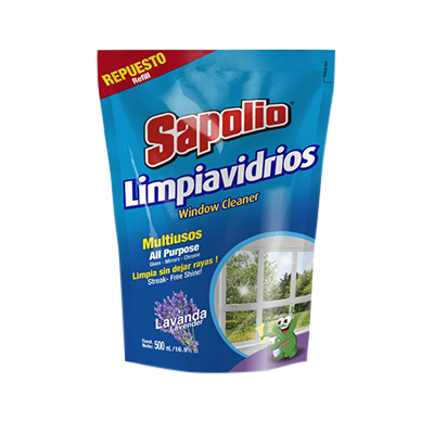 Sapolio Limpiavidrios Doypack 500ml