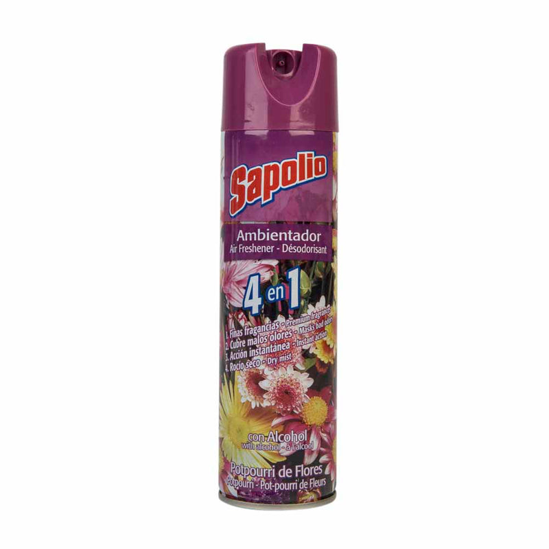 Sapolio Ambientador en Spray Potpurri de Flores Frasco 360ml