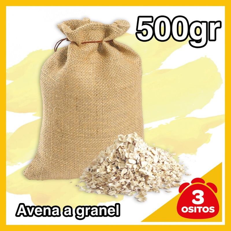 Avena 3 Ositos Clásica a Granel Bolsa 500g