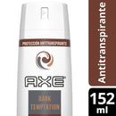 Desodorante en Aerosol para Hombre Axe Dark Temptation Antitranspirante Frasco 150ml
