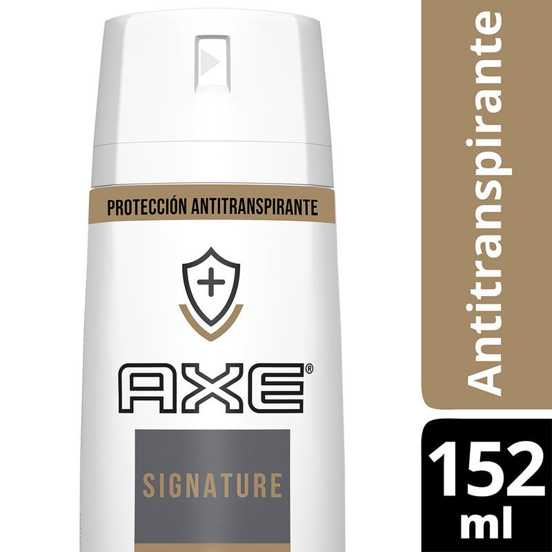 Desodorante en Aerosol para Hombre Axe Signature Antitranspirante Frasco 152ml