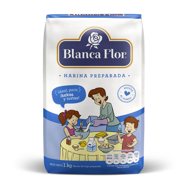 Blanca Flor Harina Preparada Bolsa 1kg