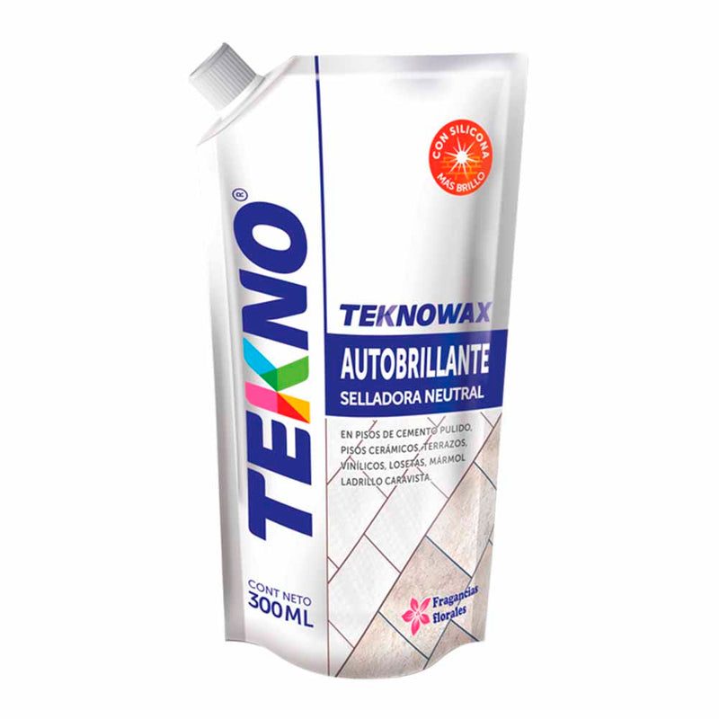 Tekno Cera líquida autobrillante Neutral Doypack 330ml