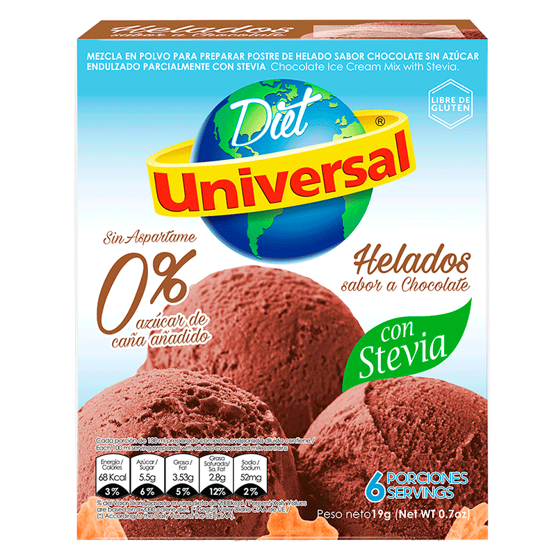 Helado Chocolate Diet Universal
