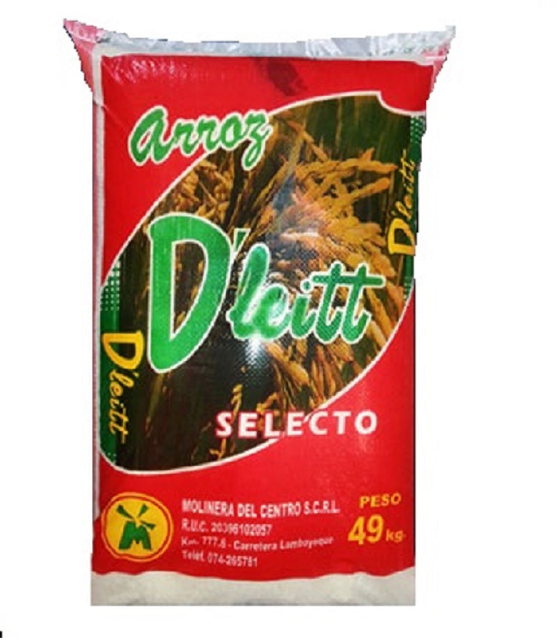 Arroz D'LEITT Extra Saco 49 kg