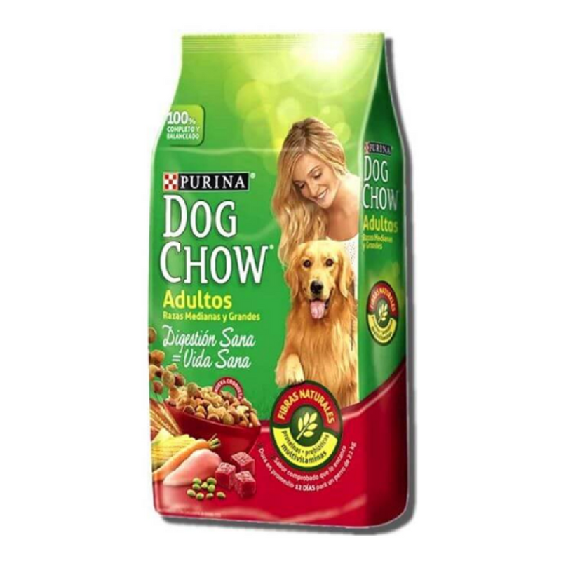 DOG CHOW Adultos Razas Medianas y Grandes Bolsa 21Kg