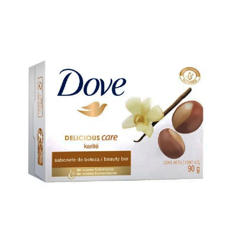 Jabón de Tocador Dove Karité y Vainilla 90g