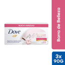 Jabón de Tocador Dove Leche de Coco 90g Paquete 3un