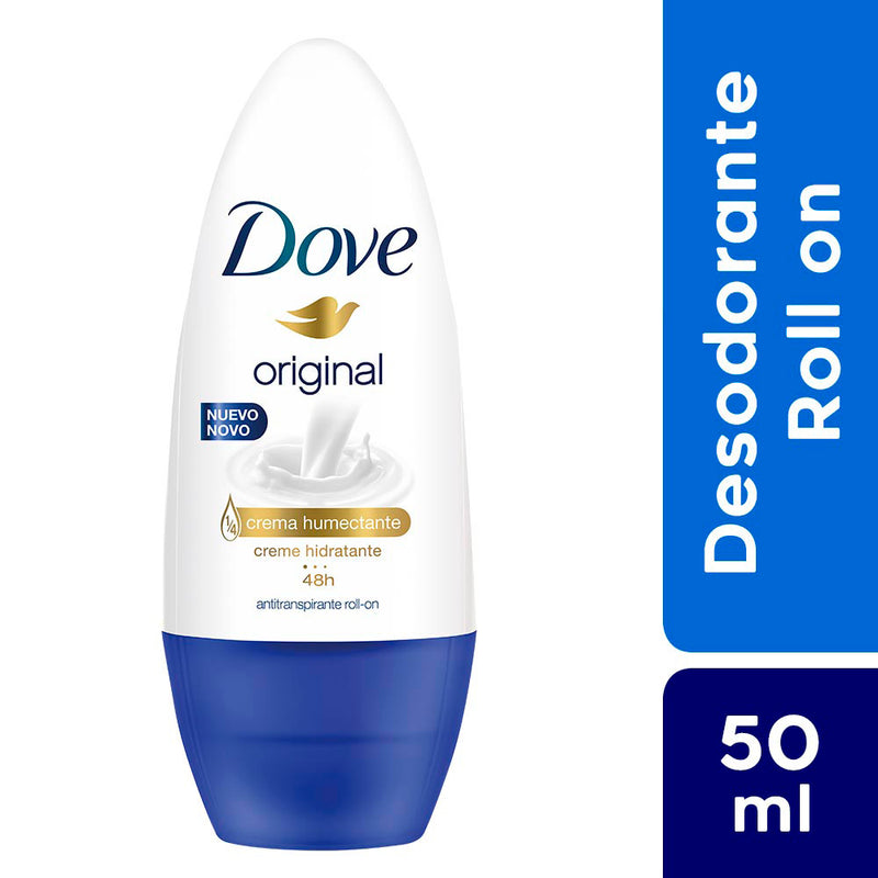 Desodorante en Roll on para Mujer Dove Original Frasco 50ml