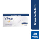 Jabón de Tocador Dove Crema Humectante 90g Paquete 3un