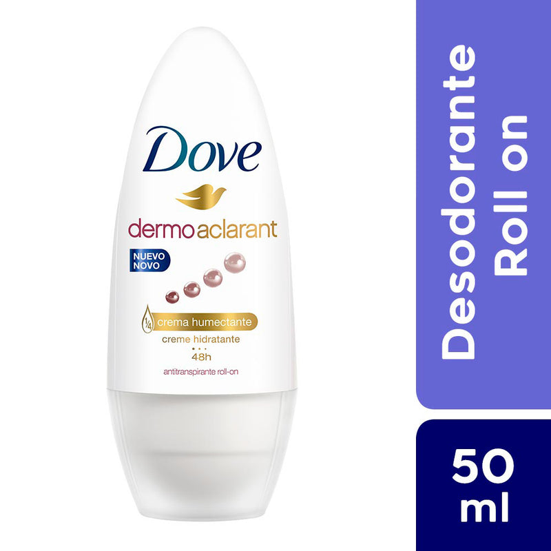 Desodorante en Roll on para Mujer Dove Dermo aclarant Frasco 50ml